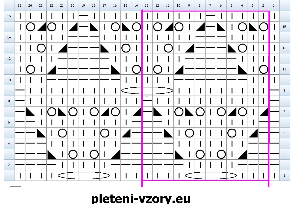 Airplane Knitting Chart